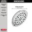 Ultrasoak 4-Setting Shower Head (Chrome), 52487