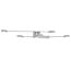 Twisted StrongArm Bracket w/ Plastic Bend Support for 16" Stud Bays