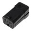 Industrial Grade 2-Piece Connector, 15A, NEMA 5-15R - Black (125V)