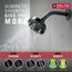 H2okinetic 5-Setting Contemporary Shower Head (Matte Black), 52638-BL18-PK