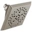 H2okinetic 5-Setting Angular Modern Raincan Shower Head (Stainless), 52664-SS