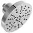 H2OKinetic Round Raincan Shower Head w/ 5-Spray Pattern (Lumicoat Chrome), 52668-PR