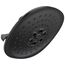 H2okinetic 3-Setting Raincan Shower Head (Matte Black), 52686-BL