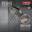 H2okinetic 3-Setting Raincan Shower Head (Lumicoat Stainless), 52688-SS-PR