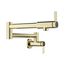 Blancoculina II Wall-Mounted Pot Filler w/ 2 Single-Lever Handles, 1.5 GPM - Satin Gold, 527488