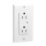 Decora Plus Surge Protective Duplex Receptacle, 15A, 2P, NEMA 5-15R, - White (125V)