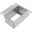 4" Steel Square 1-Gang Tile Wall Cover - 2" Raised