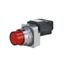 30mm Pilot Light, Integrated LED, 24-240V (Red), 52PL4U2