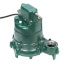 Model N53 Mighty-Mate Non-Automatic Cast Iron Effluent Pump w/ 25 Ft. Cord - 115V, 0.3 HP