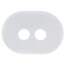 1/2" Double Plastic Escutcheon