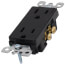 Decora Duplex Receptacle w/ Quickwire - Black (5-15R, 15 Amp, 125V)