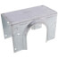 Double Stud Shoe for up to 2" PVC/ABS/Cast Iron Pipe, 16 Gauge