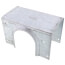 Double Stud Shoe for up to 2" PVC/ABS/Cast Iron Pipe, 16 Gauge