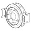 Blower Impeller with Bracket for Model 1730A Dehumidifiers