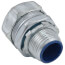 3/4" Insulated Zinc Plated Steel Straight Liquid Tight Connector