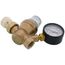 1/2" FNPT Union x FNPT PresCal Compact Pressure Reducing Valve with Gauge