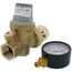 3/4" FNPT Union x FNPT PresCal Compact Pressure Reducing Valve with Gauge