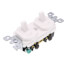 Single-Pole, Duplex Style Switch Combo, 20A - White (120/277V)