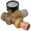 3/4" Press Union x FNPT PresCal Compact Pressure Reducing Valve with Gauge