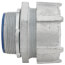 2" Insulated Zinc Plated Malleable Iron Straight Liquid Tight Connector