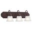 24" 3 Light Vanity Light (Tannery Bronze)