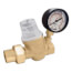 1/2" Sweat Union x FNPT PresCal Compact Pressure Reducing Valve with Gauge
