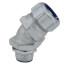 1/2" Insulated Zinc Plated Steel 45-Degree Liquid Tight Connector