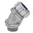 3/4" Insulated Zinc Plated Steel 45-Degree Liquid Tight Connector