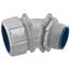 1" Insulated Zinc Plated Steel 45-Degree Liquid Tight Connector