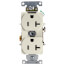 Heavy-Duty Industrial Specification Grade, Duplex Receptacle, 2P, 20A - Light Almond (125V)