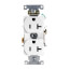 Industrial Specification Grade, Smooth Face Duplex Receptacle, 20A, 125V (White)