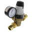 1/2" NPTF Pressure Reducing Valve w/ Gauge (Low Lead, Pre-adjustable)