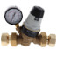 1" NPTF Pressure Reducing Valve w/ Gauge (Low Lead, Pre-adjustable)