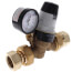 1" NPTF Pressure Reducing Valve w/ Gauge (Low Lead, Pre-adjustable)