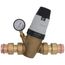 1-1/4" Press Pressure Reducing Valve w/ Gauge (Low Lead, Pre-adjustable)