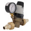 3/4" PEX Crimp Pressure Reducing Valve ASSE 1003 w/ Pressure Gauge (Low Lead, Pre-adjustable)