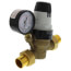 3/4" Sweat Pressure Reducing Valve w/ Gauge (Low Lead, Pre-adjustable)