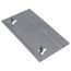 3-1/2" x 6" Self Nailing Stud Guard, 16 Gauge