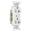 Half-Controlled Plug Load Controllable Duplex Receptacle, 20A, 2P, NEMA 5-20R - White (125V)