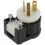 Industrial Grade Straight-Blade Plug, 20A, NEMA 5-20P - Black/White (2P, 125V)