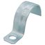 2" One Hole Steel Rigid Snap-On Strap