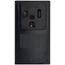 Industrial Grade Surface Mounting Straight Blade Power Receptacle, 2P, 50A, NEMA 6-50R - Black (250V)