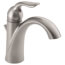 Lahara Single Handle Bathroom Faucet (Stainless, Metal Pop-Up Drain, DST), 538-SSMPU-DST