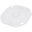 4" Octagon Box Cover, Flat w/ 1/2" Knockout