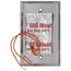 Flush Mount Room Temperature Sensor w/ 10K Ohm Type II Thermistor, Metal