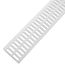 3' Channel Grate for Mini Channel Drain (White)