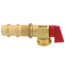Press 1/4 Turn Washing Machine Valve Top Handle (Red)
