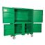 16 Gauge Steel Four Door Compact Field Office, Green