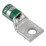 One Hole Standard Barrel Copper Lug, Wire Size #1 AWG, 1/2" Bolt (Green)