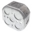 4" x 1-1/2" Deep Octagon Box w/ 1/2" and 3/4" Knockouts